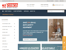 Tablet Screenshot of cesco-medical.com